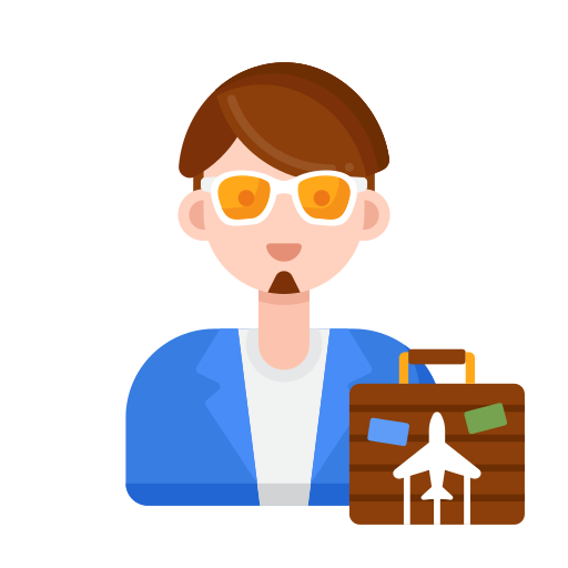 Traveler - free icon