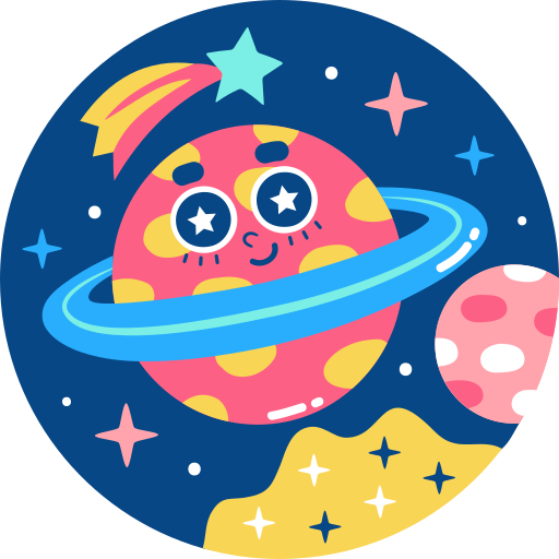 Planet Space Sticker - Planet Space Cute - Discover & Share GIFs