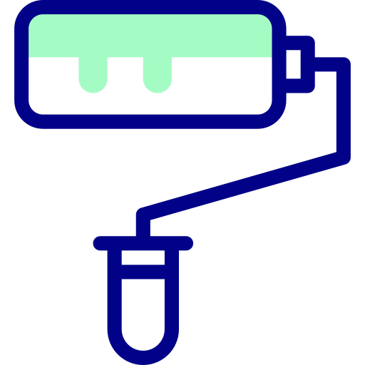 Paint roller free icon