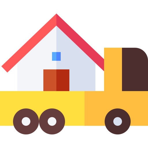 Движущийся грузовик бесплатно иконка