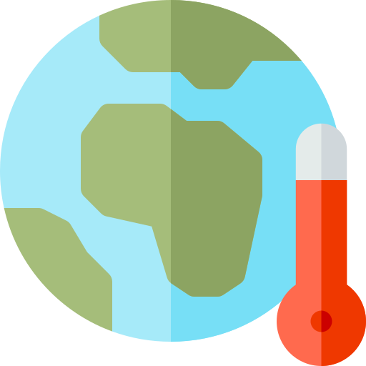 Global warming Basic Rounded Flat icon