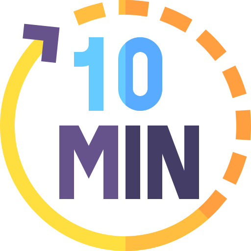 10 minutos icono gratis