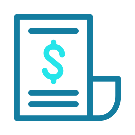 Invoice Generic Outline Color icon