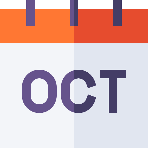 octubre icono gratis