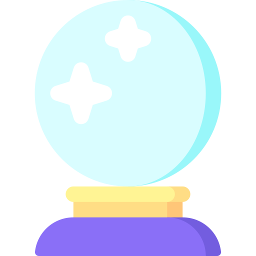 Crystal ball Special Flat icon