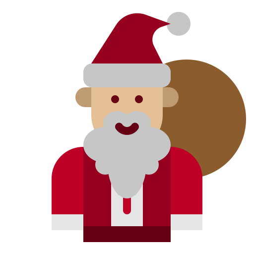 papá noel icono gratis