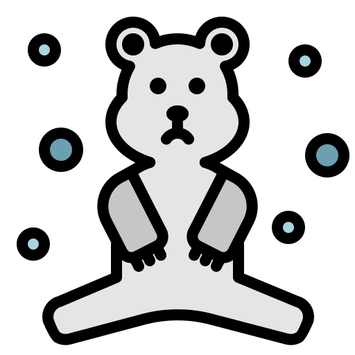 oso polar icono gratis