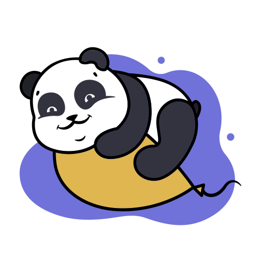 panda gratis sticker