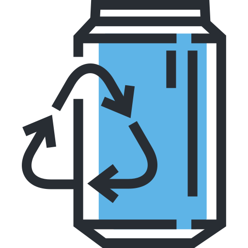 reciclaje de metales icono gratis