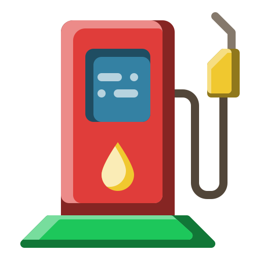 Gas station Generic Flat icon