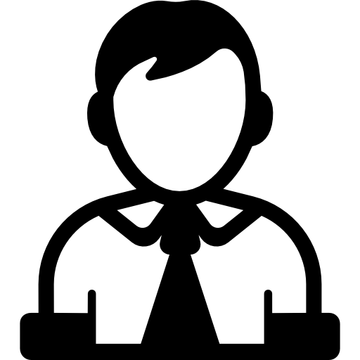 Office worker silhouette - Free people icons