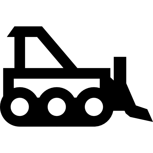 bulldozer silhouette