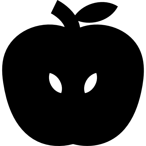 fruta de manzana icono gratis