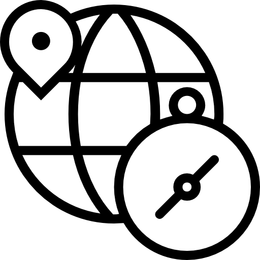 en todo el mundo icono gratis