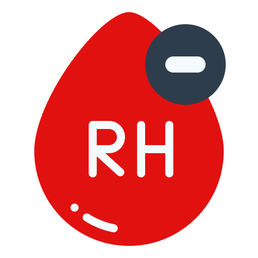 rh sanguin négatif Icône gratuit rh sanguin négatif Icône gratuit