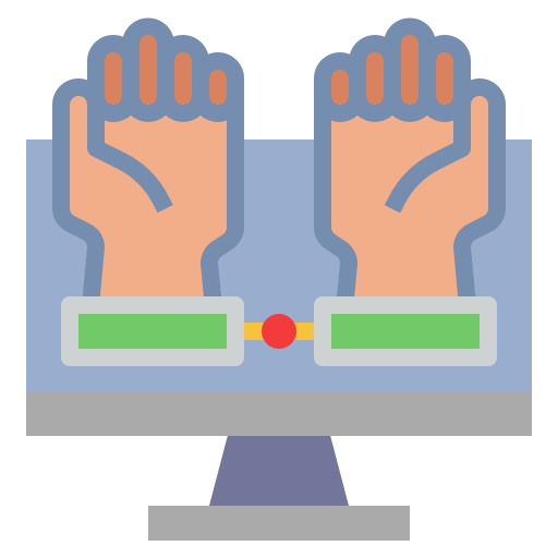 cyberkriminalität kostenlos Icon cyberkriminalität kostenlos Icon