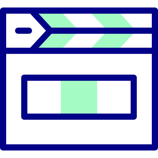 Clapperboard - Free cinema icons