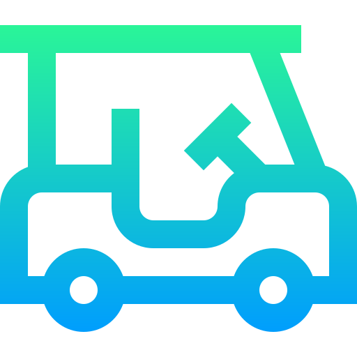 carro de golf icono gratis