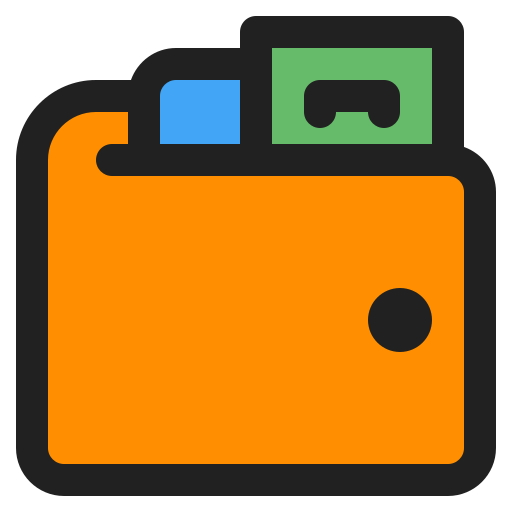 Wallet Generic Outline Color icon