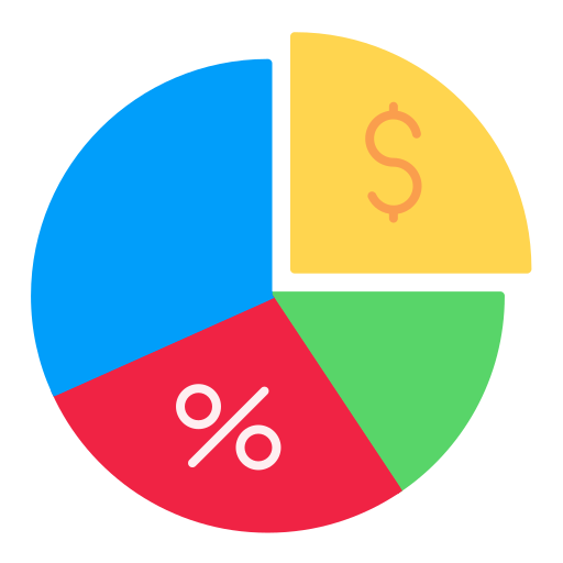 gráfico circular icono gratis