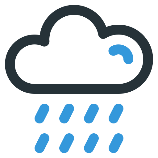 Rainy Generic Outline Color icon