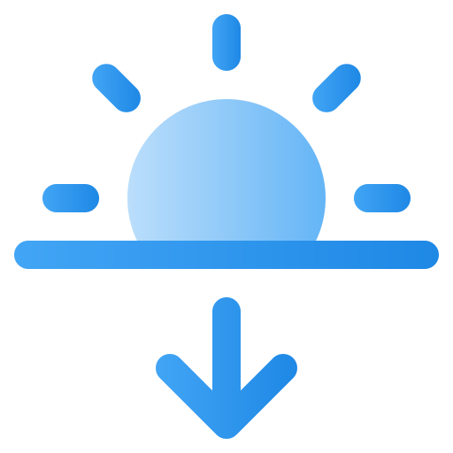 Sunset free icon