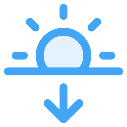 Sunset free icon