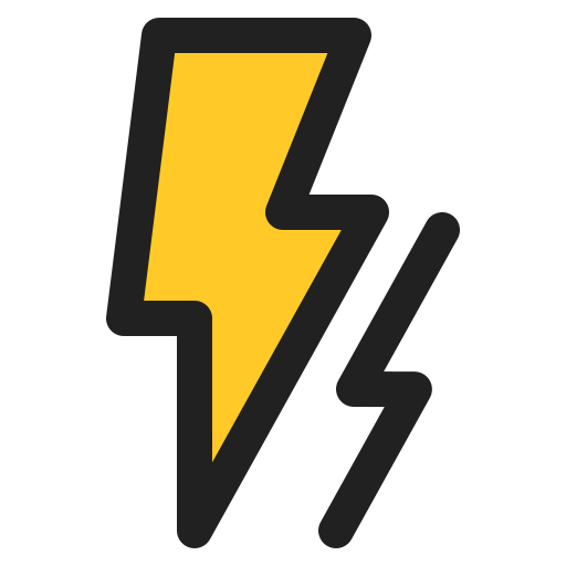 Thunder Generic Outline Color icon