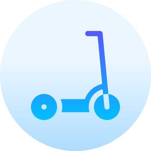 scooter electrico icono gratis