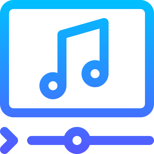 video musical icono gratis