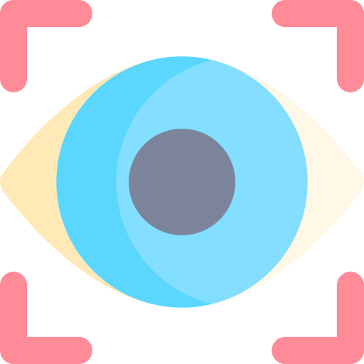 escaneo de ojos icono gratis