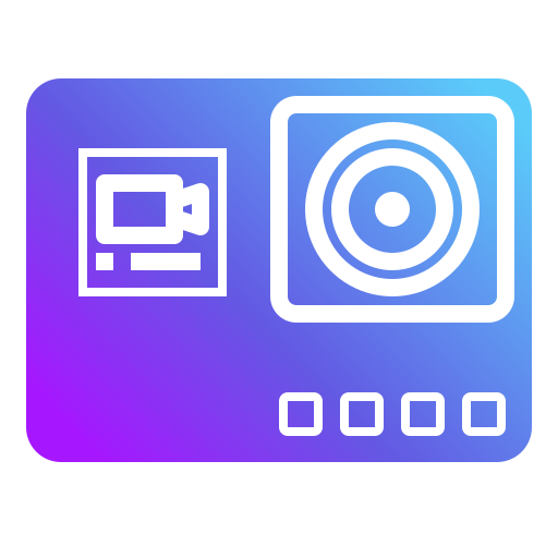 cámara de acción icono gratis