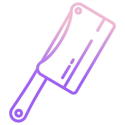 cuchillo de carnicero icono gratis