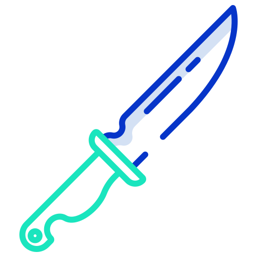 Knife Icongeek26 Outline Colour icon