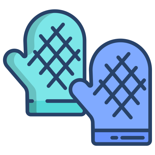 guante de cocina icono gratis