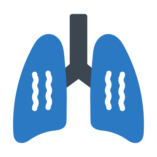 Lungs Generic Blue icon