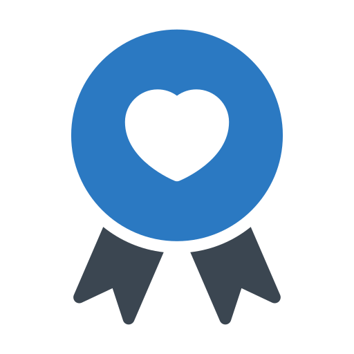 Love badge Generic Blue icon