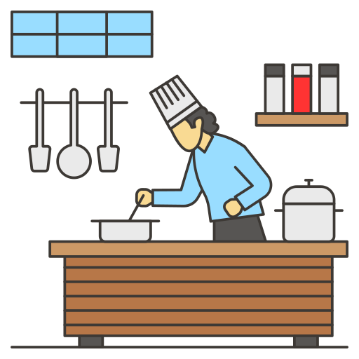 chef masculino icono gratis