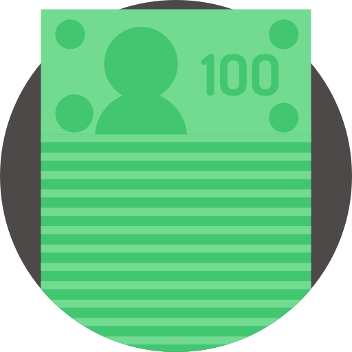 en espèces Icône gratuit