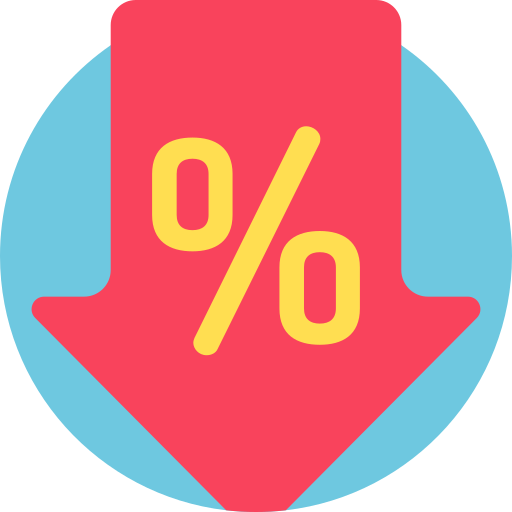 할인 무료 아이콘