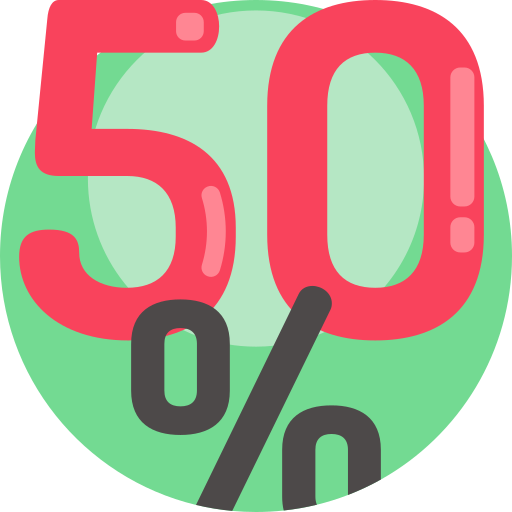 백분율 무료 아이콘