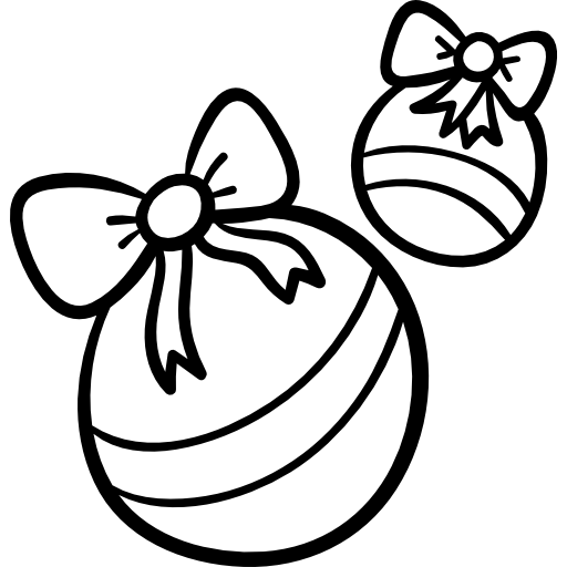 pelota de navidad icono gratis