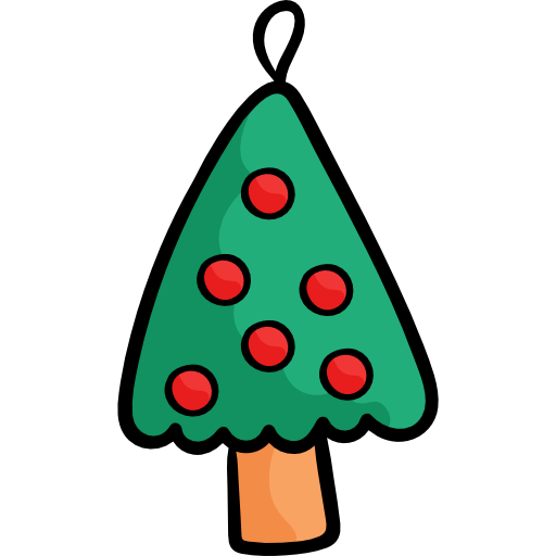 árbol de navidad icono gratis