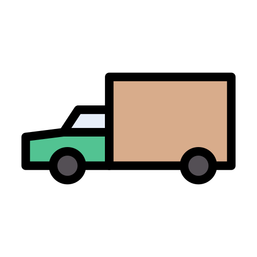 Truck Vector Stall Lineal Color Icon