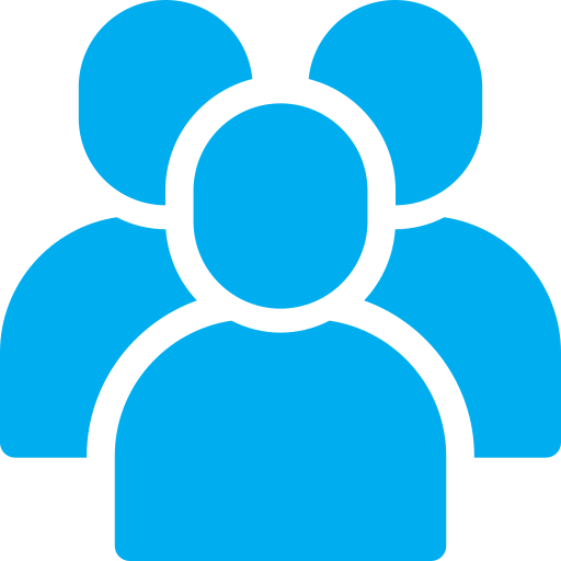 People network Generic Blue icon