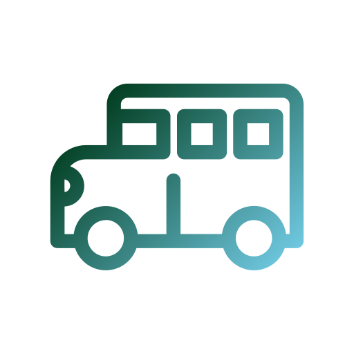 Bus school Generic Gradient icon