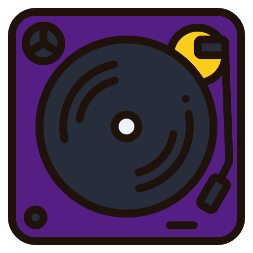 Turntable free icon Turntable free icon