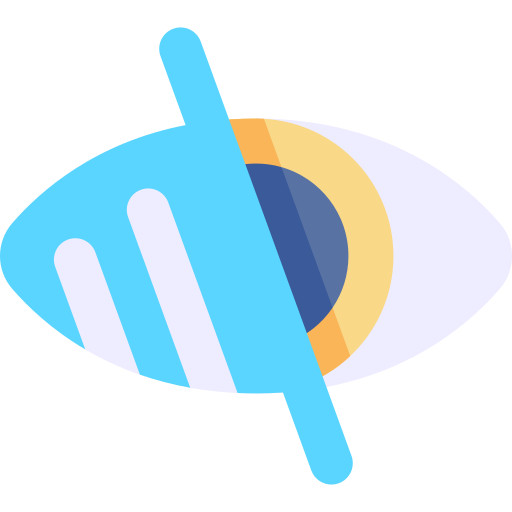 Blindness free icon Blindness free icon