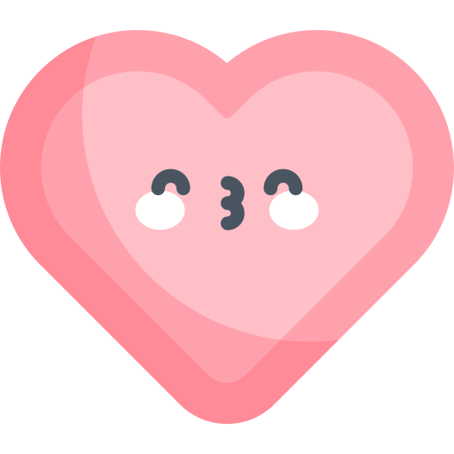 Heart Kawaii Flat icon