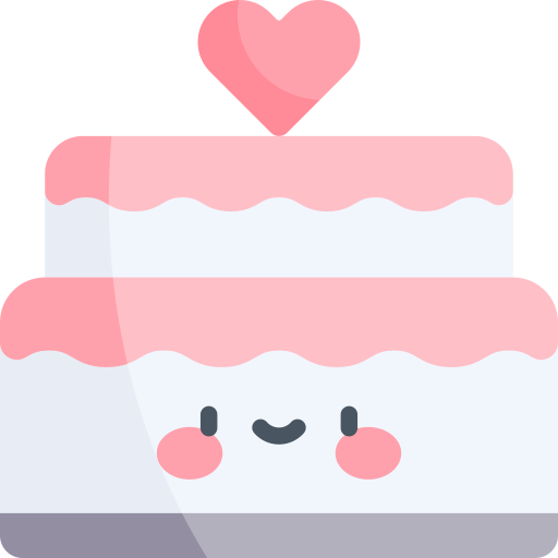 pastel de bodas icono gratis